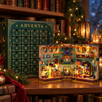 Adventa book nook advent calendar - hero