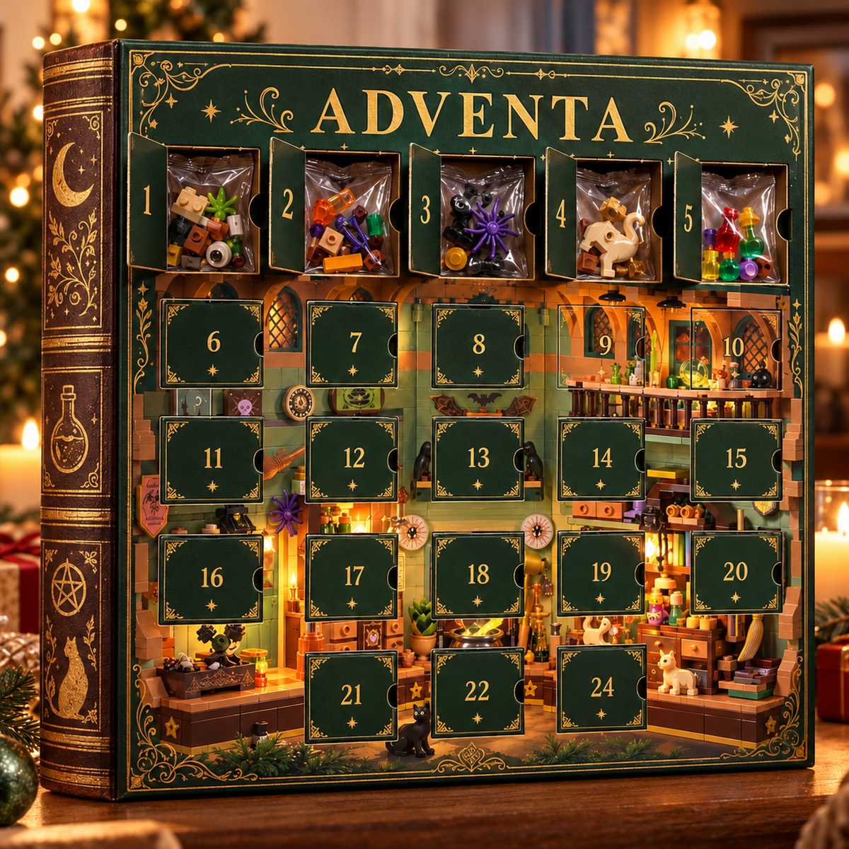 Adventa book nook advent calendar - doors