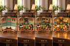 Adventa book nook advent calendar - progression